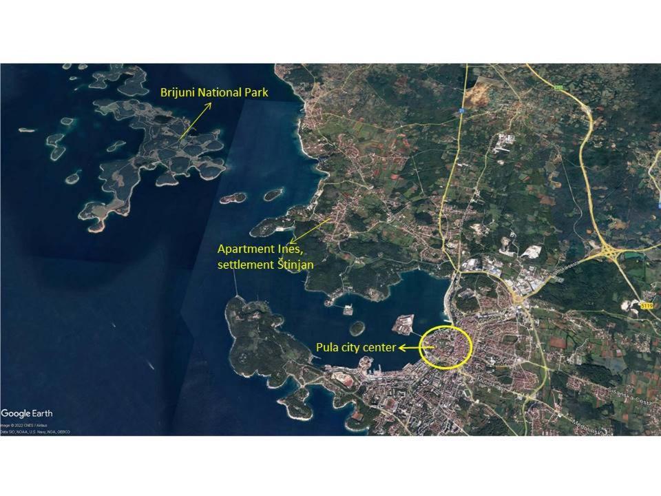 Apartman Ines- Stinjan Pula Exteriör bild